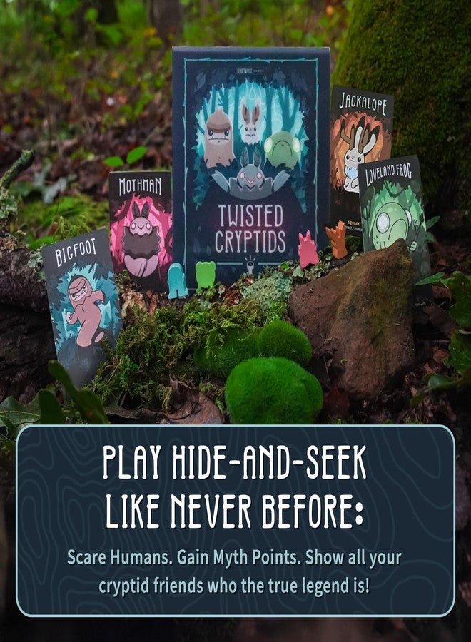 Unstable Games لعبة Unstable Games Twisted Cryptids اللوحية - لعبة بطاقات استراتيجية للكبار والصغار - ألعاب لوحية عائلية من 2 إلى 4 لاعبين، من عمر 12 عامًا فما فوق - من مبتكري Unstable Unicorns و Here to Slay - Image 3